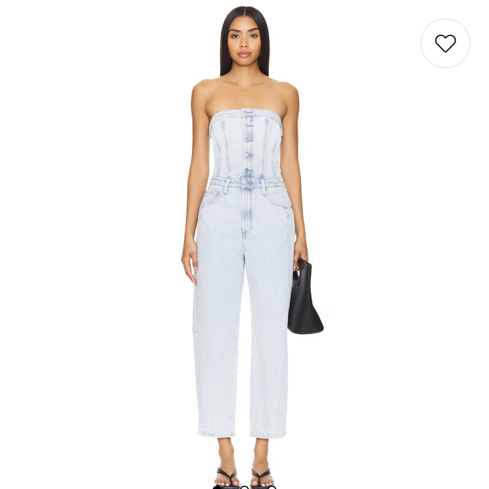 Pistola Daphne Denim Overalls in Impressionist